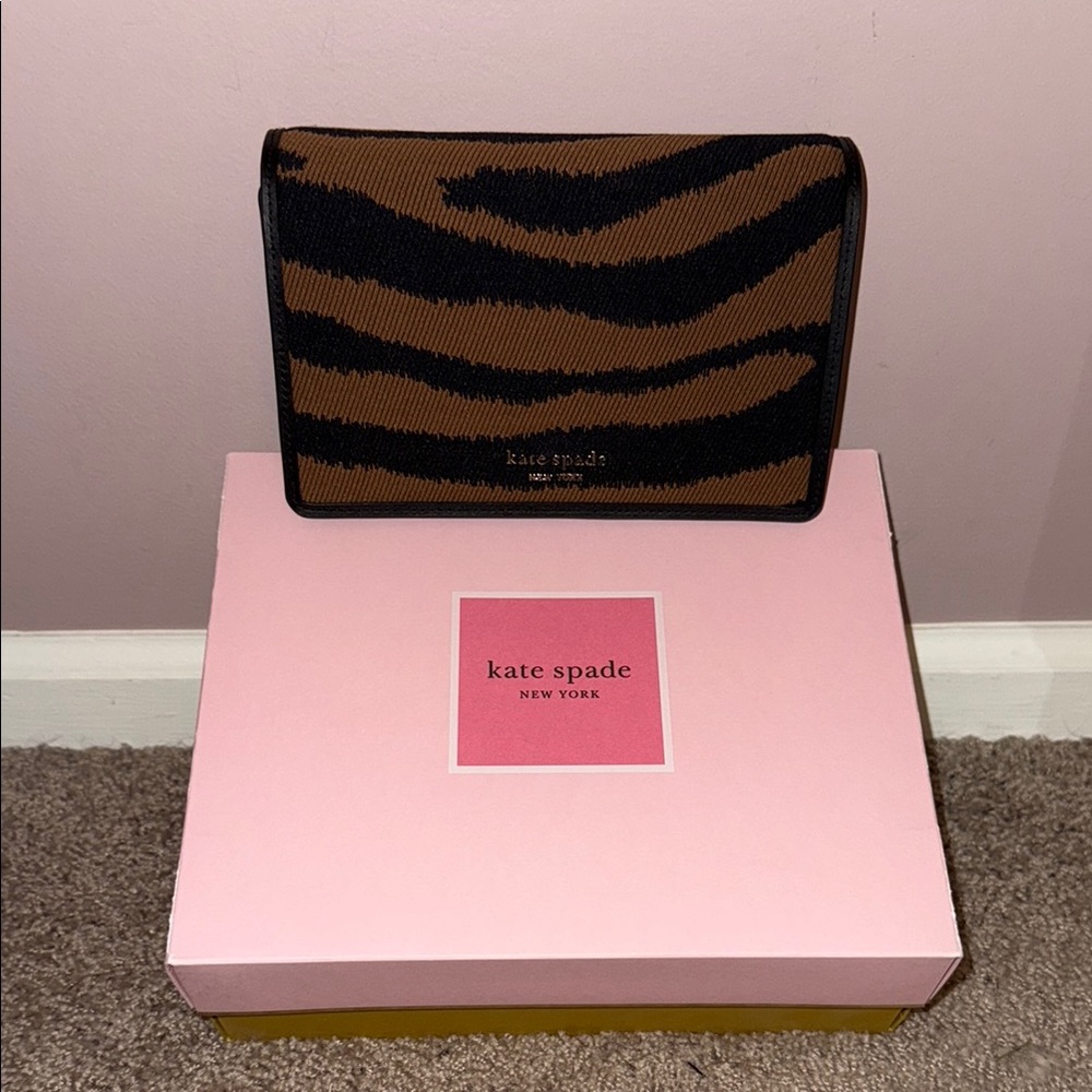 Kate Spade tiger jacquard crossbody